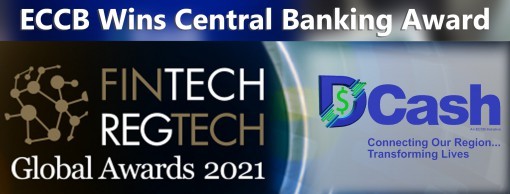 ECCB Wins Global Award for DCash Project ECCB Wins Global Award for DCash Project