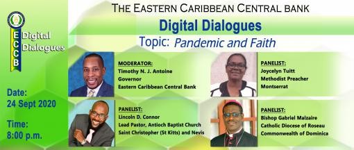 ECCB Digital Dialogues Focuses on Impact of COVID-19 Pandemic on Faith ECCB Digital Dialogues Focuses on Impact of COVID-19 Pandemic on Faith