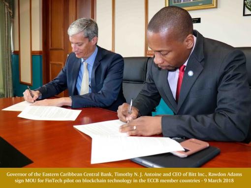 ECCB to Embark on Blockchain Pilot Initiative With Bitt Inc. ECCB to Embark on Blockchain Pilot Initiative With Bitt Inc.