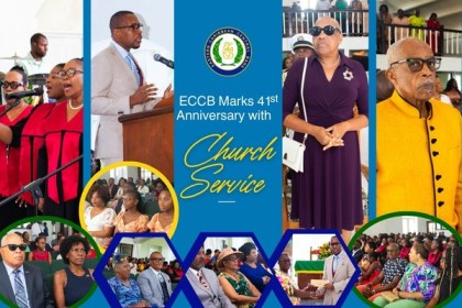 ECCB Attends Church Service to Mark 41st Anniversary