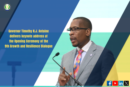 Governor Timothy N.J. Antoine Delivers Keynote Address at Opening Ceremony of 9th Growth and Resilience Dialogue